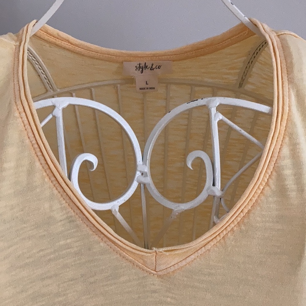𝅺STYLE & Co short sleeve top - Picture 3 of 9
